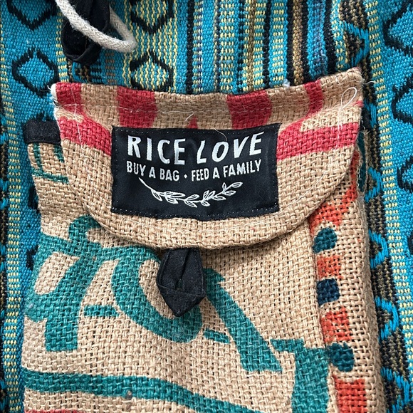 Bohemian style Colorful Patterned Backpack - Picture 2 of 4